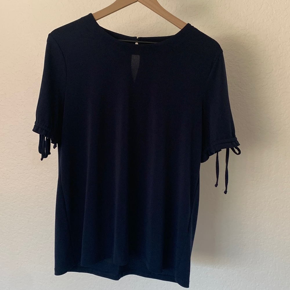 Banana republic blue blouse